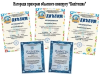 Дипломи переможцям обласного конкурсу з інформаційних технологій «Капітошка».
